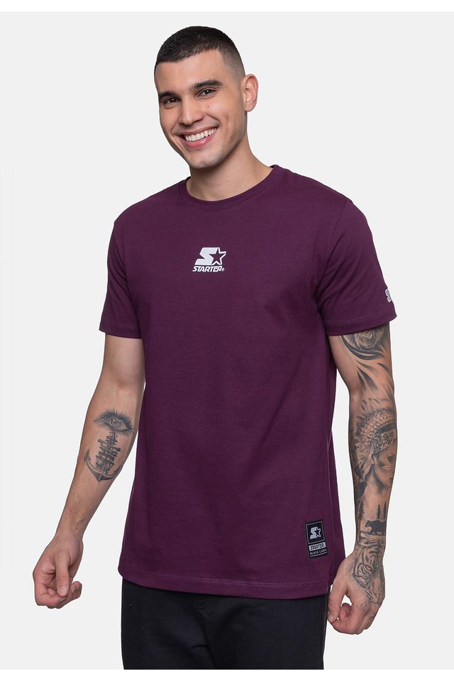 Camiseta-Starter-Estampada-Roxa