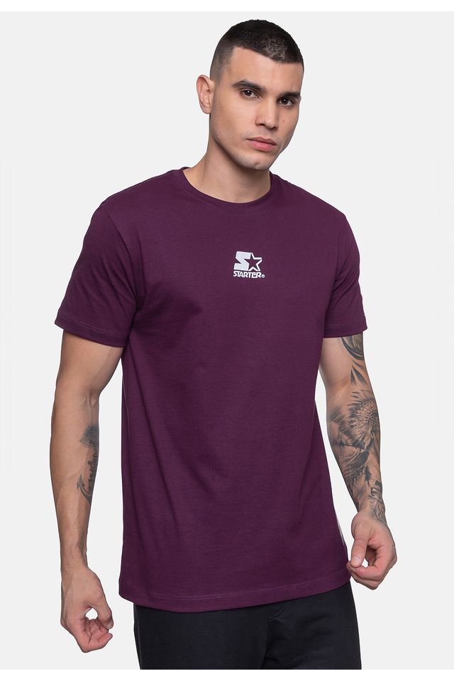 Camiseta-Starter-Estampada-Roxa