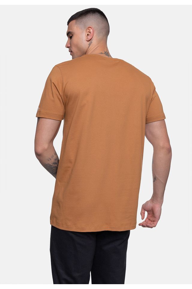 Camiseta-Starter-Estampada-Marrom