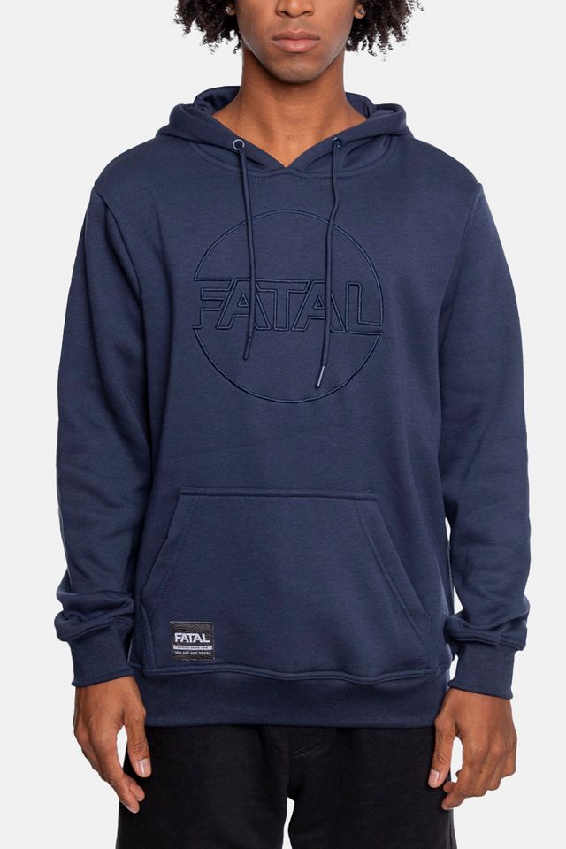 Moletom-Ecko-Canguru-Fechado-Azul