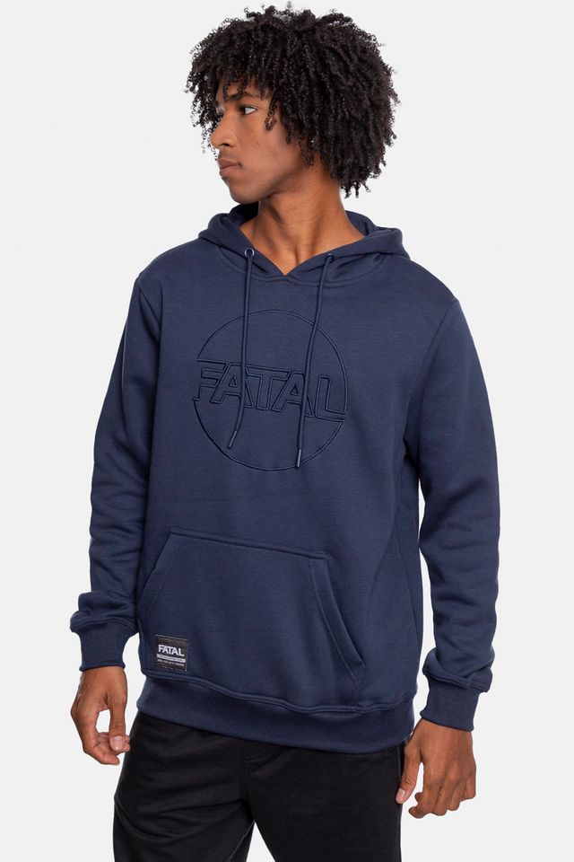 Moletom-Ecko-Canguru-Fechado-Azul