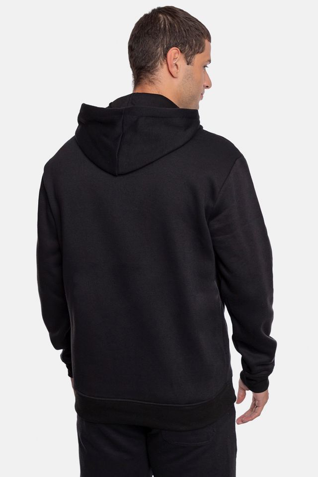 Moletom-NBA-Canguru-Fechado-Chicago-Bulls-Preta