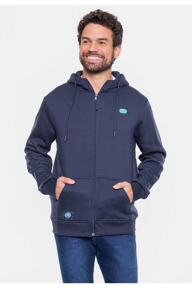 Moletom-Ecko-Fashion-Basic-Aberto-Azul-Marinho