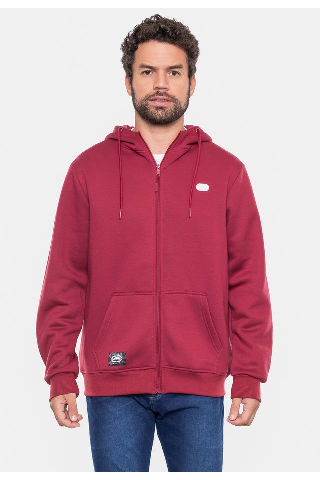 Moletom-Ecko-Fashion-Basic-Aberto-Vinho Moletom-Ecko-Fashion-Basic-Aberto-Vinho