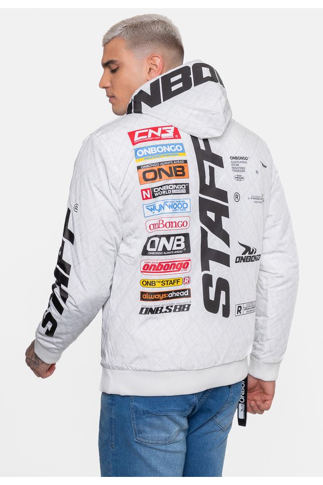 Jaqueta Onbongo Pesada Staff Branca OnbongoBr
