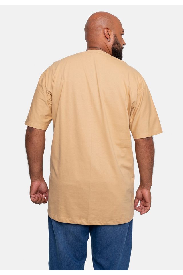 Camiseta-HD-Estampada-Plus-Size-Bege