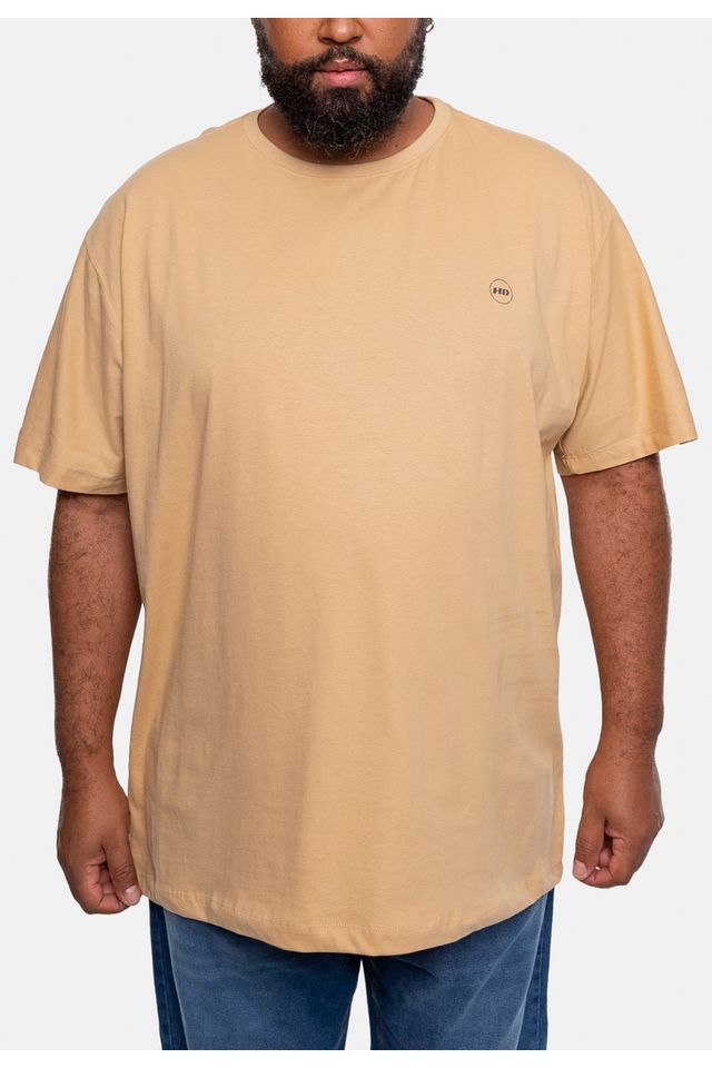Camiseta-HD-Estampada-Plus-Size-Bege