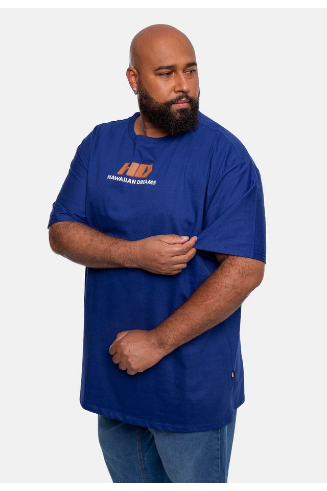Camiseta-HD-Estampada-Plus-Size-Azul