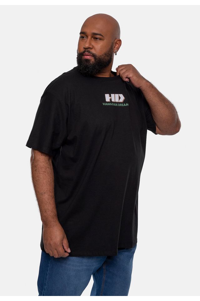 Camiseta-HD-Estampada-Plus-Size-Preta