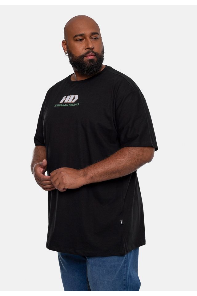 Camiseta-HD-Estampada-Plus-Size-Preta