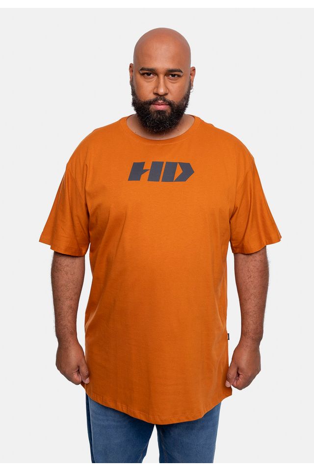 Camiseta-HD-Estampada-Plus-Size-Caramelo Camiseta-HD-Estampada-Plus-Size-Caramelo