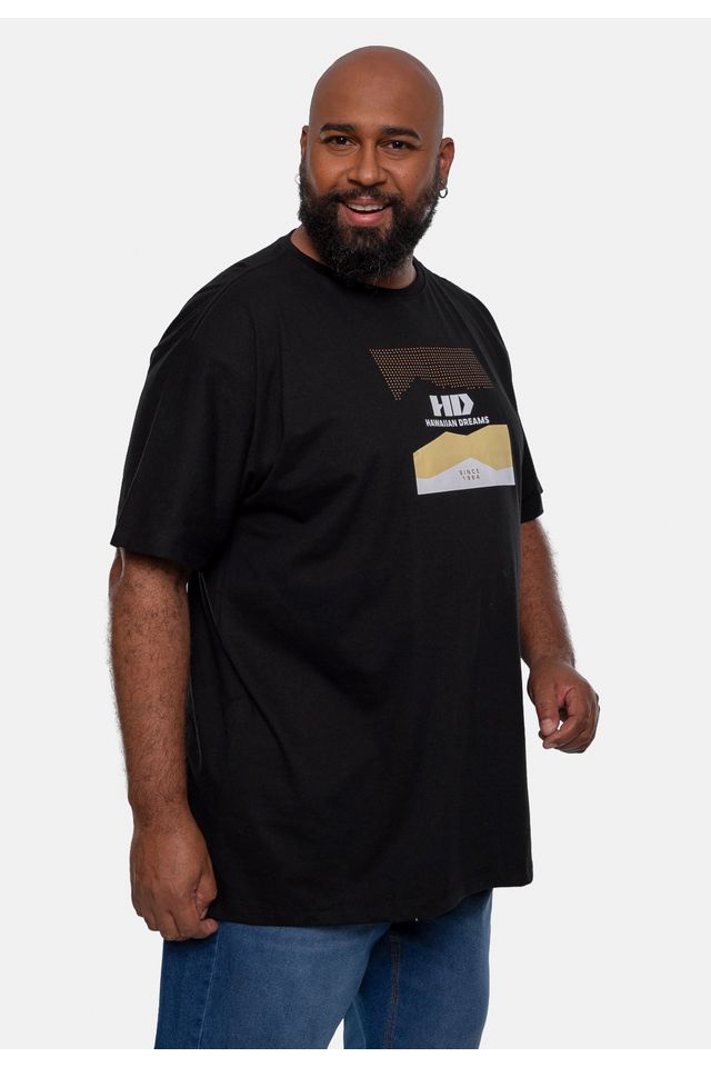 Camiseta-HD-Estampada-Plus-Size-Preta