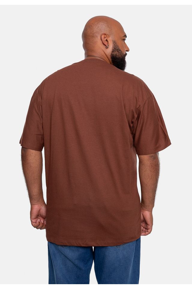 Camiseta-HD-Estampada-Plus-Size-Marrom