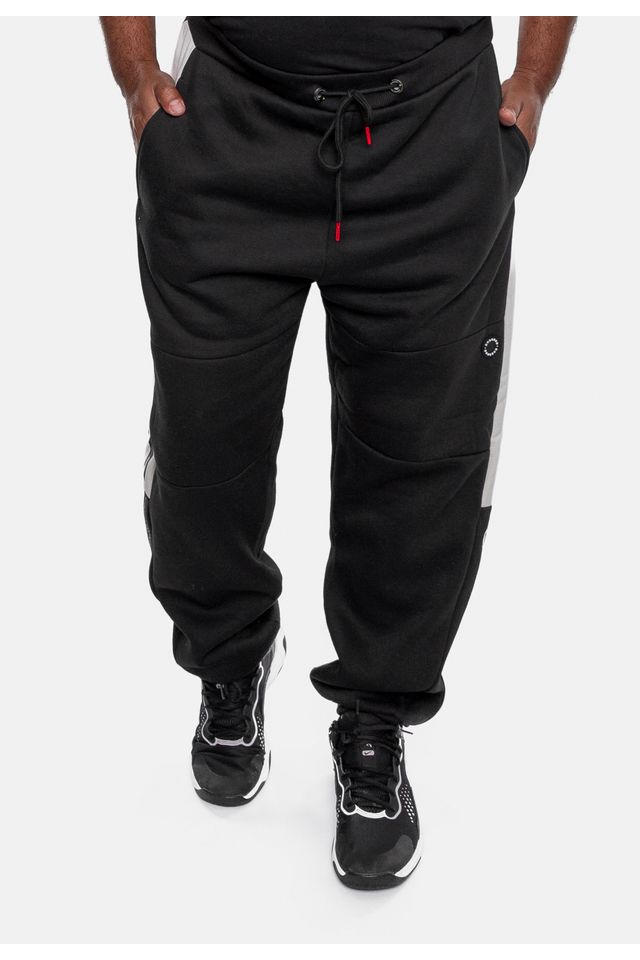 Calca-Onbongo-Moletom-Plus-Size-Preta Calca-Onbongo-Moletom-Plus-Size-Preta