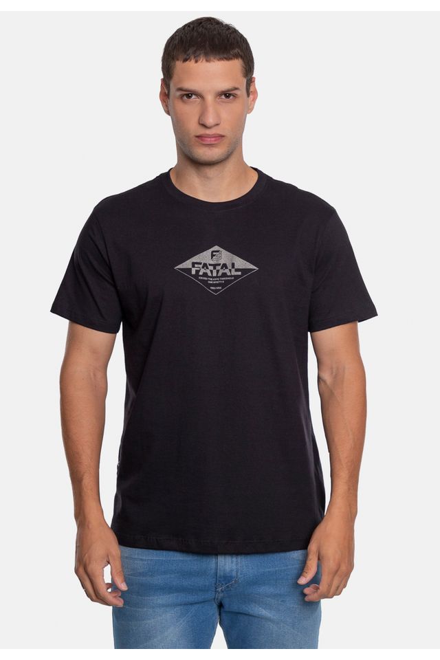 Camiseta-Fatal-Estampada-Preta