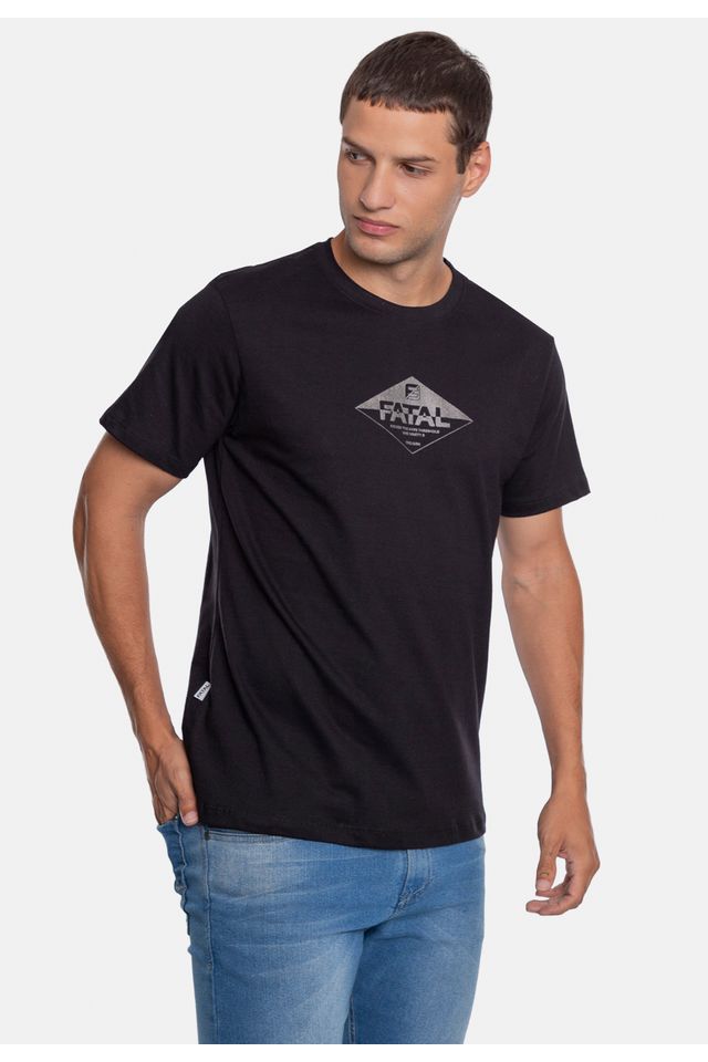 Camiseta-Fatal-Estampada-Preta