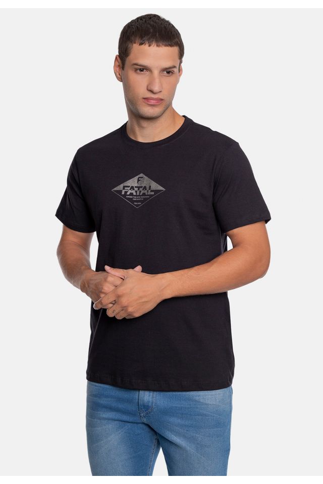 Camiseta-Fatal-Estampada-Preta