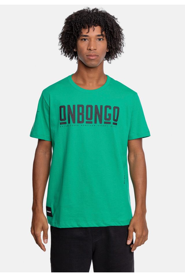 Camiseta-Onbongo-Estampada-Verde