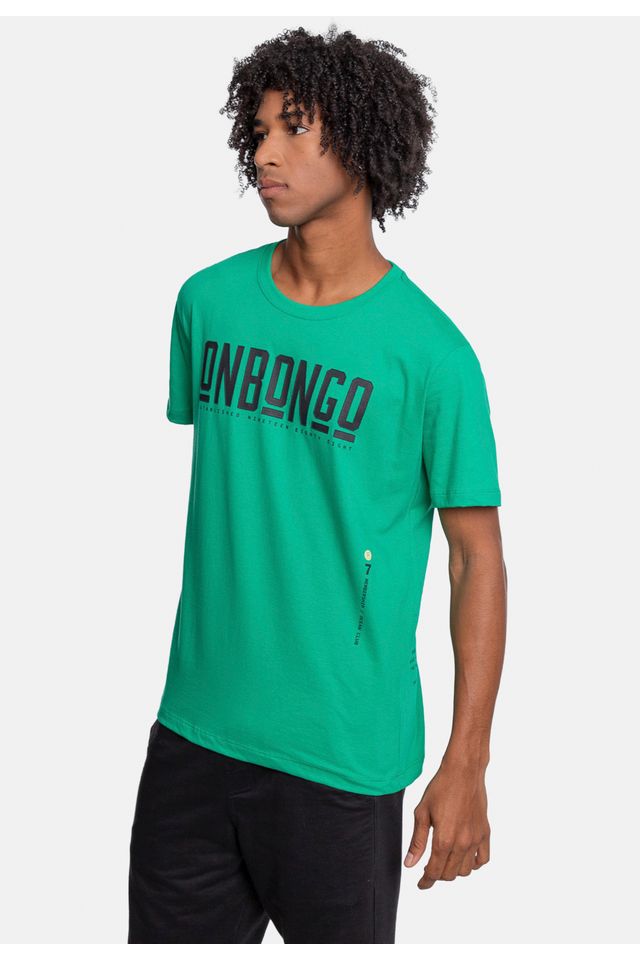 Camiseta-Onbongo-Estampada-Verde