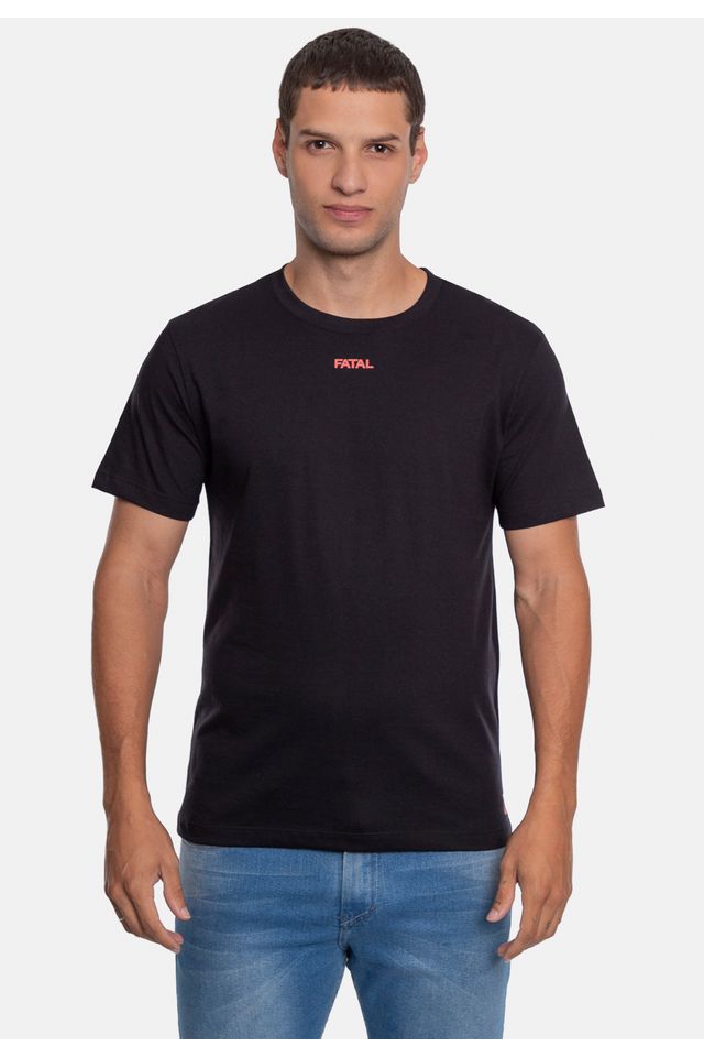 Camiseta-Fatal-Estampada-Preta