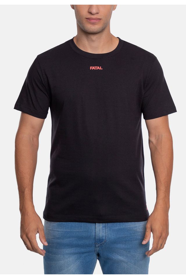 Camiseta-Fatal-Estampada-Preta