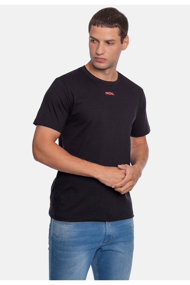 Camiseta-Fatal-Estampada-Preta