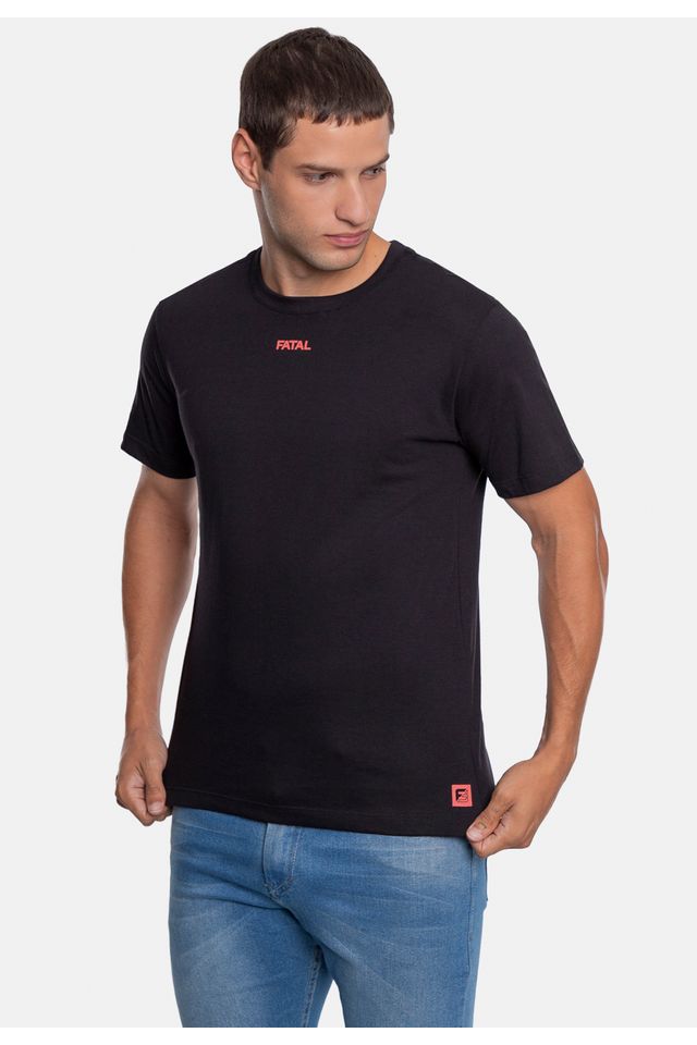 Camiseta-Fatal-Estampada-Preta