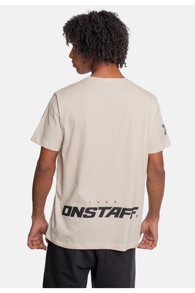 Camiseta-Onbongo-Estampada-Bege