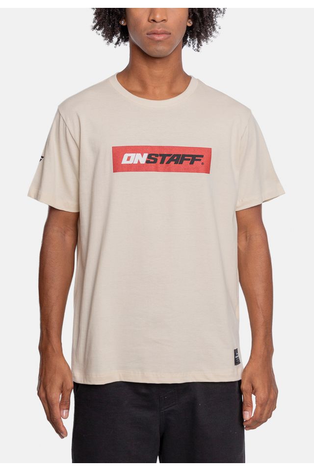 Camiseta-Onbongo-Estampada-Bege