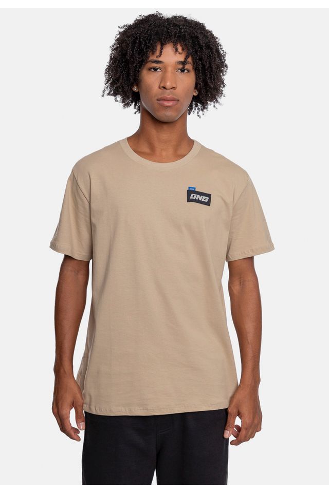 Camiseta-Onbongo-Estampada-Bege Camiseta-Onbongo-Estampada-Bege