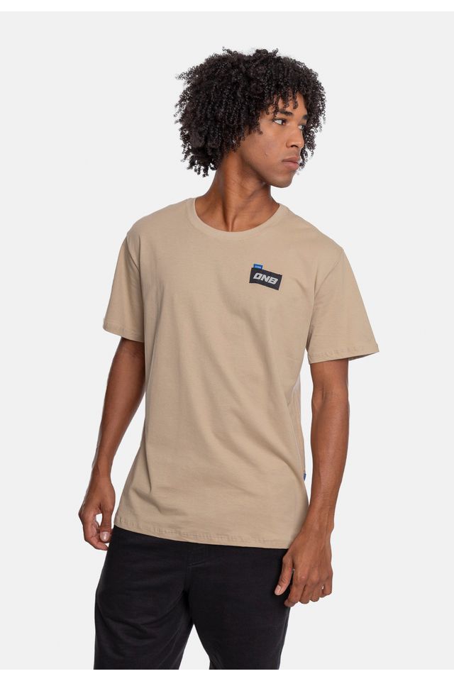 Camiseta-Onbongo-Estampada-Bege