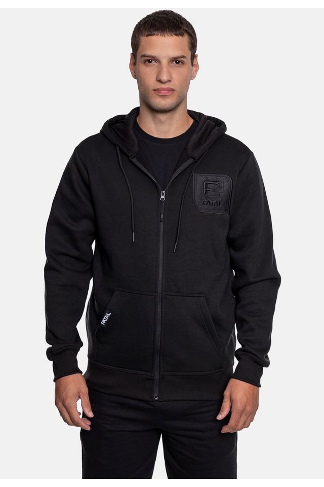 Moletom-Fatal-Canguru-Aberto-Preto Moletom-Fatal-Canguru-Aberto-Preto