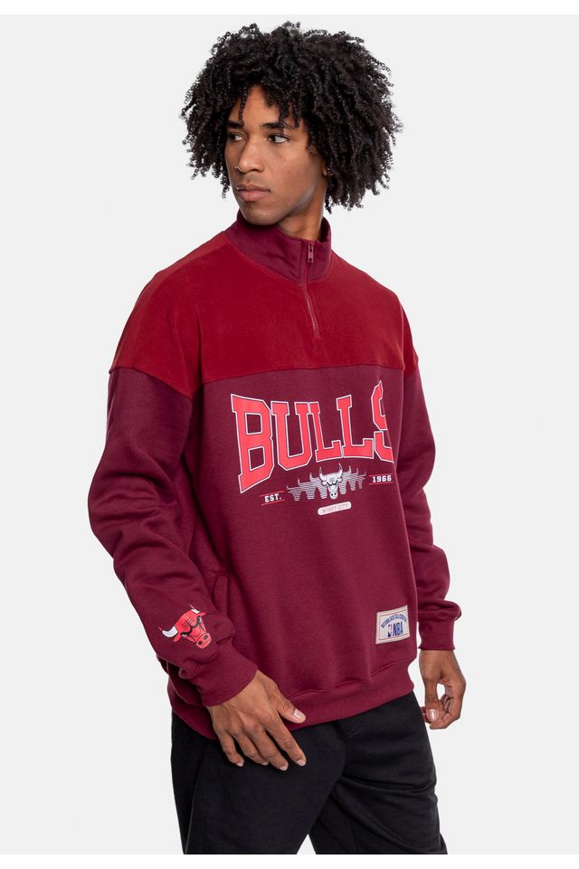 Moletom-NBA-Chicago-Bulls-Vinho