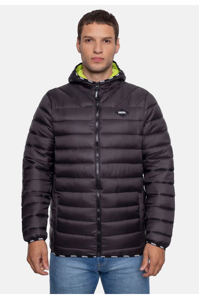 Jaqueta-Fatal-Bomber-Preta Jaqueta-Fatal-Bomber-Preta