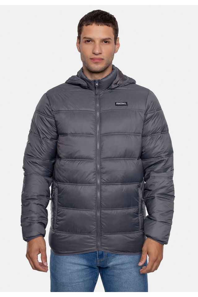 Jaqueta-Fatal-Bomber-Chumbo Jaqueta-Fatal-Bomber-Chumbo