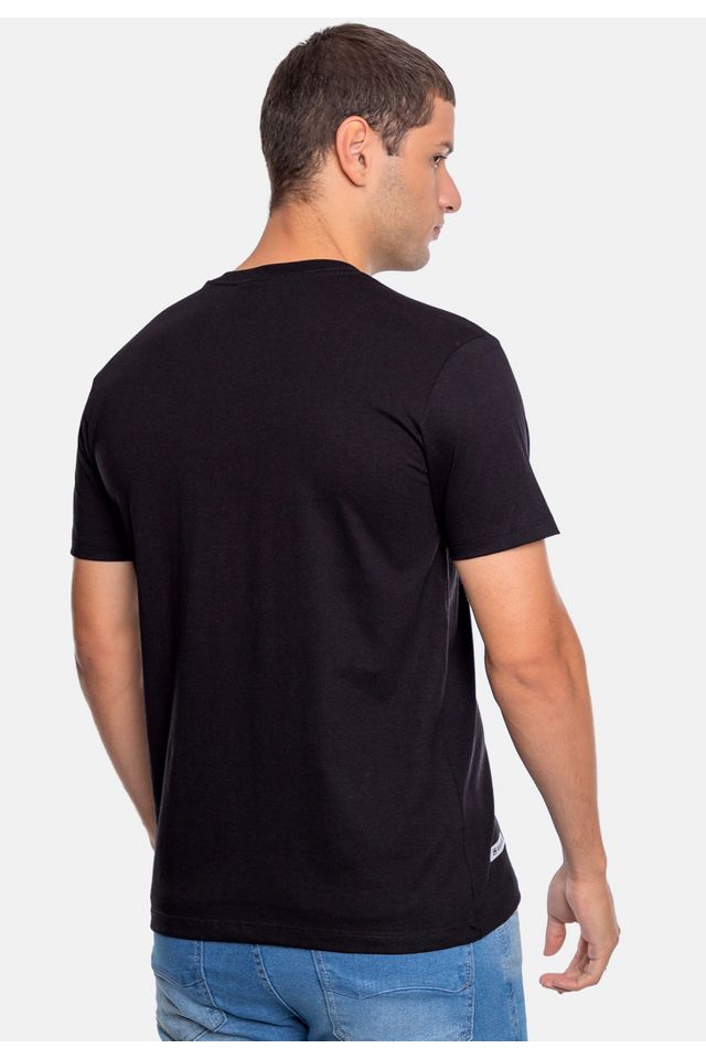 Camiseta-Ecko-Estampada-Preta