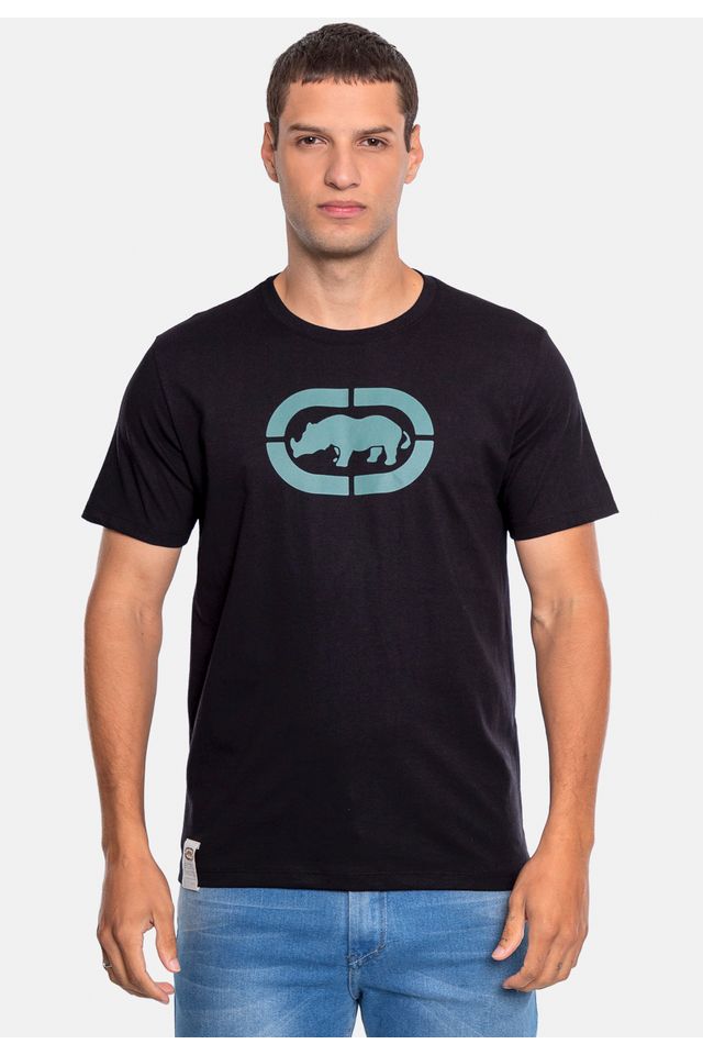 Camiseta-Ecko-Estampada-Preta Camiseta-Ecko-Estampada-Preta