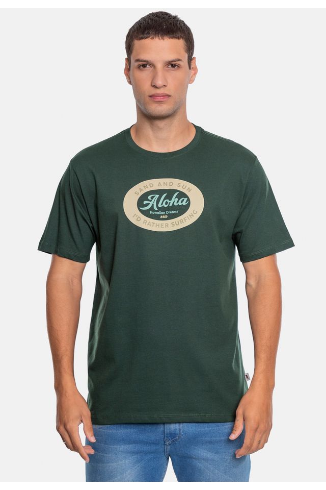 Camiseta-HD-Estampada-Verde