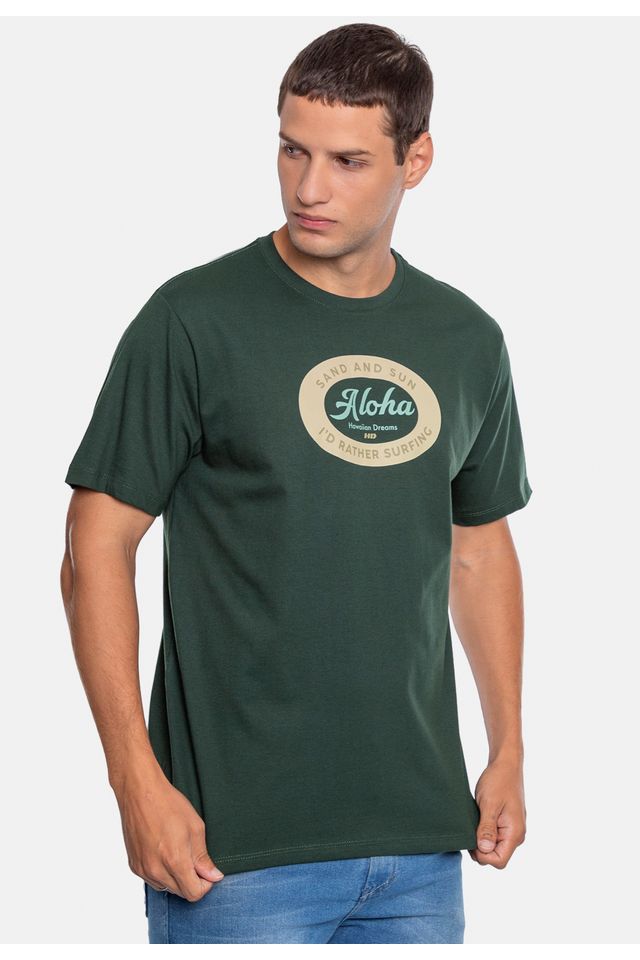 Camiseta-HD-Estampada-Verde