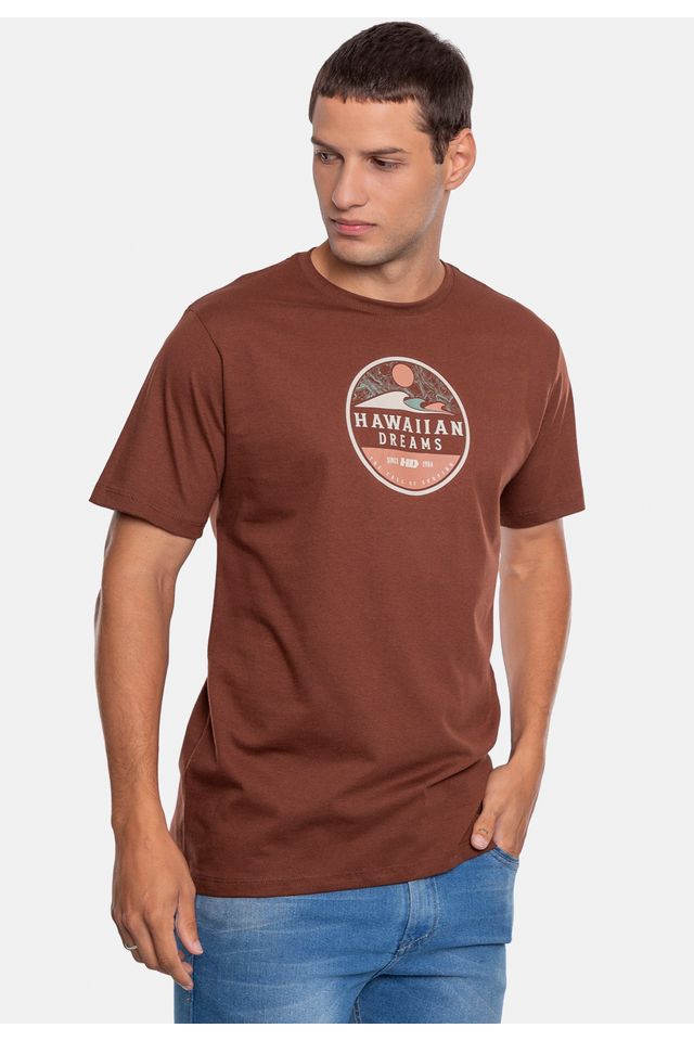 Camiseta-HD-Estampada-Marrom