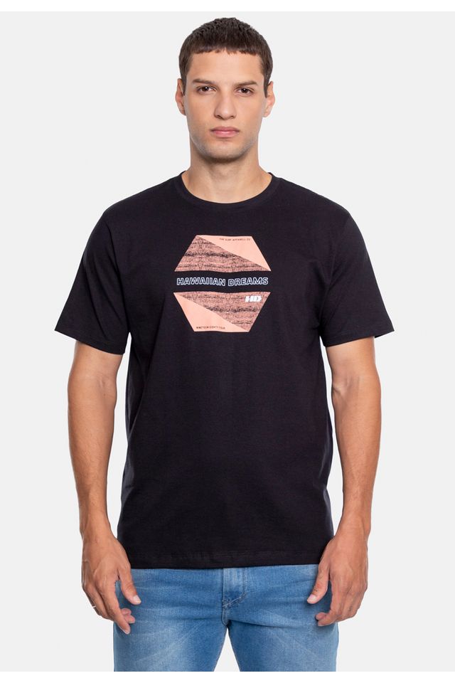 Camiseta-HD-Estampada-Beroque-Preta Camiseta-HD-Estampada-Beroque-Preta