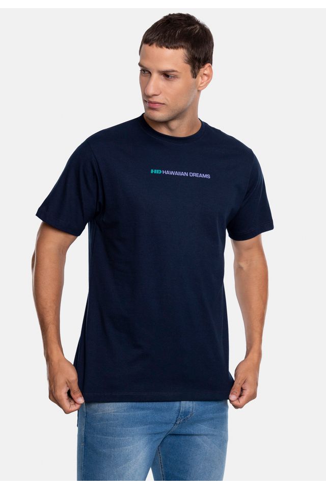 Camiseta-HD-Estampada-Azul-Marinho