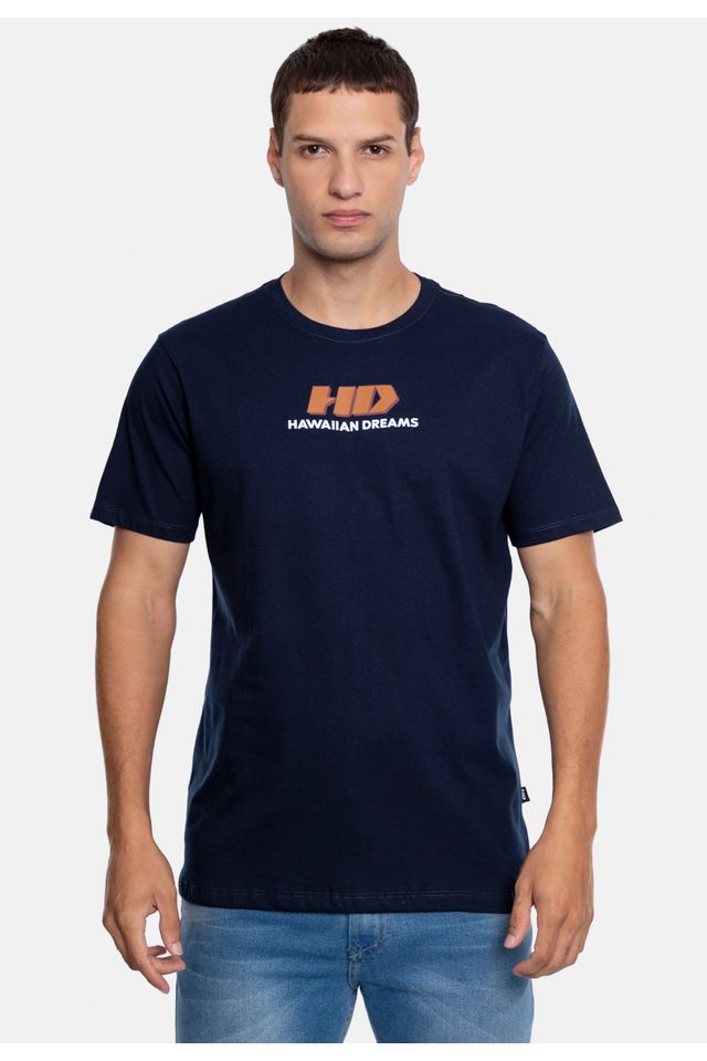 Camiseta-HD-Estampada-Azul-Marinho Camiseta-HD-Estampada-Azul-Marinho