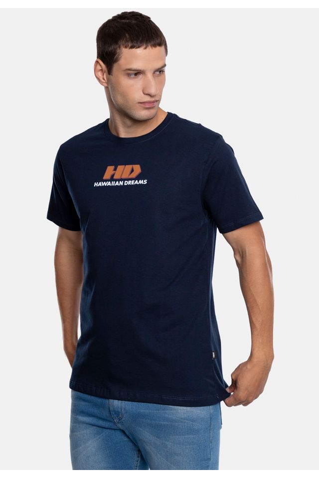 Camiseta-HD-Estampada-Azul-Marinho