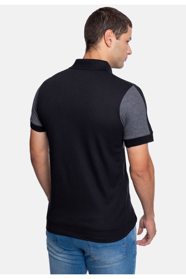Camisa-Ecko-Polo-Piquet-Especial-Preta