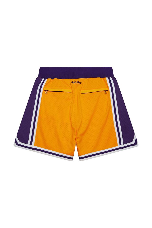 Shorts-Mitchell---Ness-Just-Don-7-Inch-Los-Angeles-Lakers-Dourado