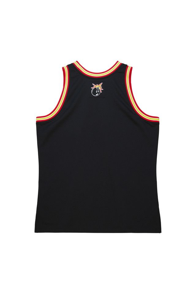Regata-Mitchell---Ness-The-Hundreds-Jersey-Preta