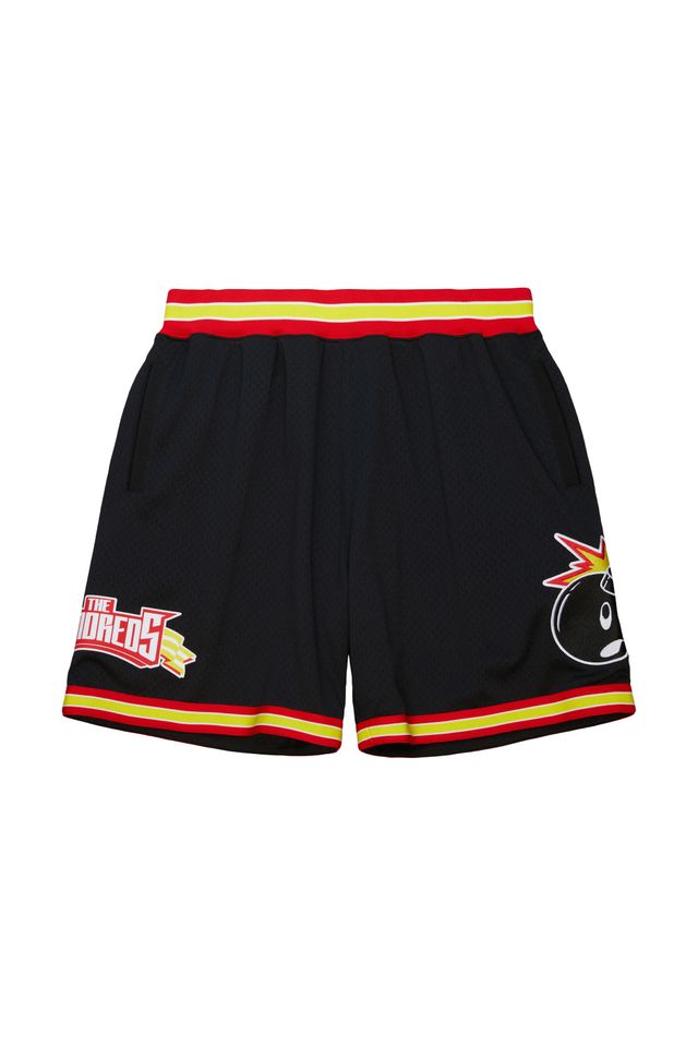 Shorts-Mitchell---Ness-The-Hundreds-Preta Shorts-Mitchell---Ness-The-Hundreds-Preta