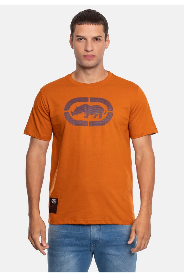 Camiseta-Ecko-Estampada-Caramelo