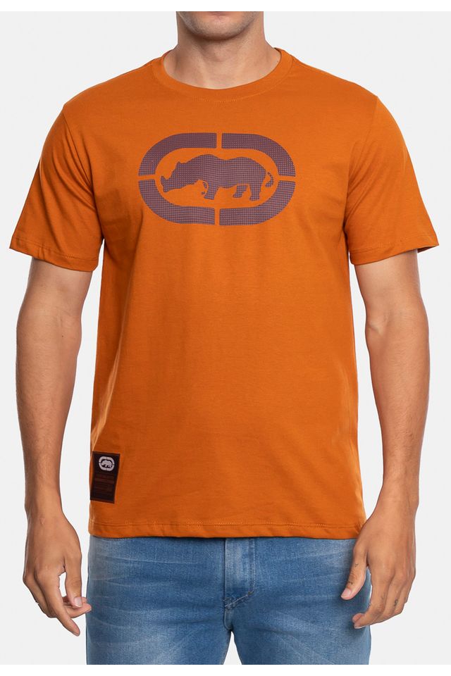 Camiseta-Ecko-Estampada-Caramelo